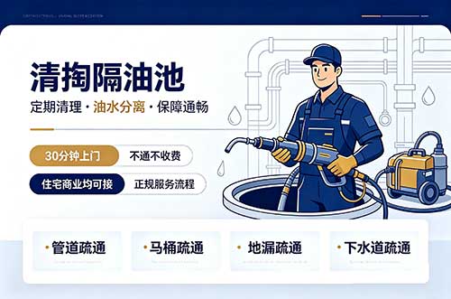 綦江清掏隔油池